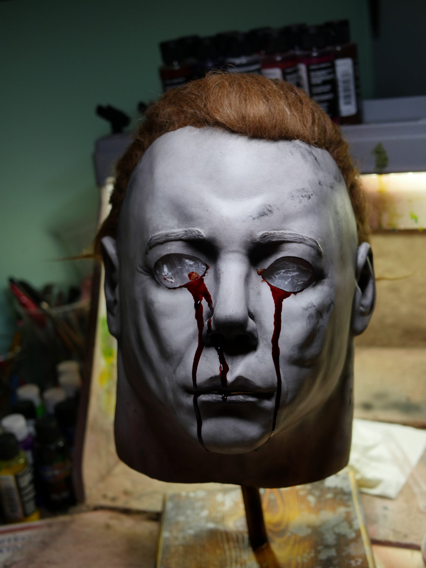 Silent Mike Castle Stretch BloodTears Myers Mask