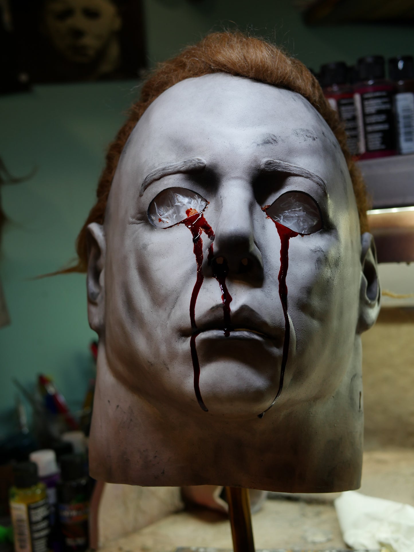 Silent Mike Castle Stretch BloodTears Myers Mask