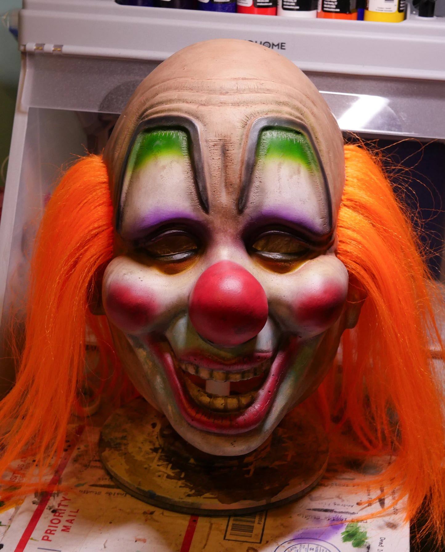 West German Jester Clown Mask