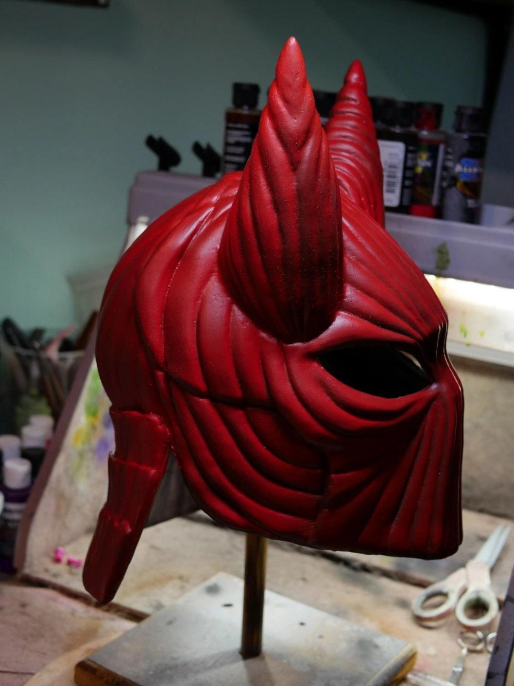 The Red Wolf Dracula Helm