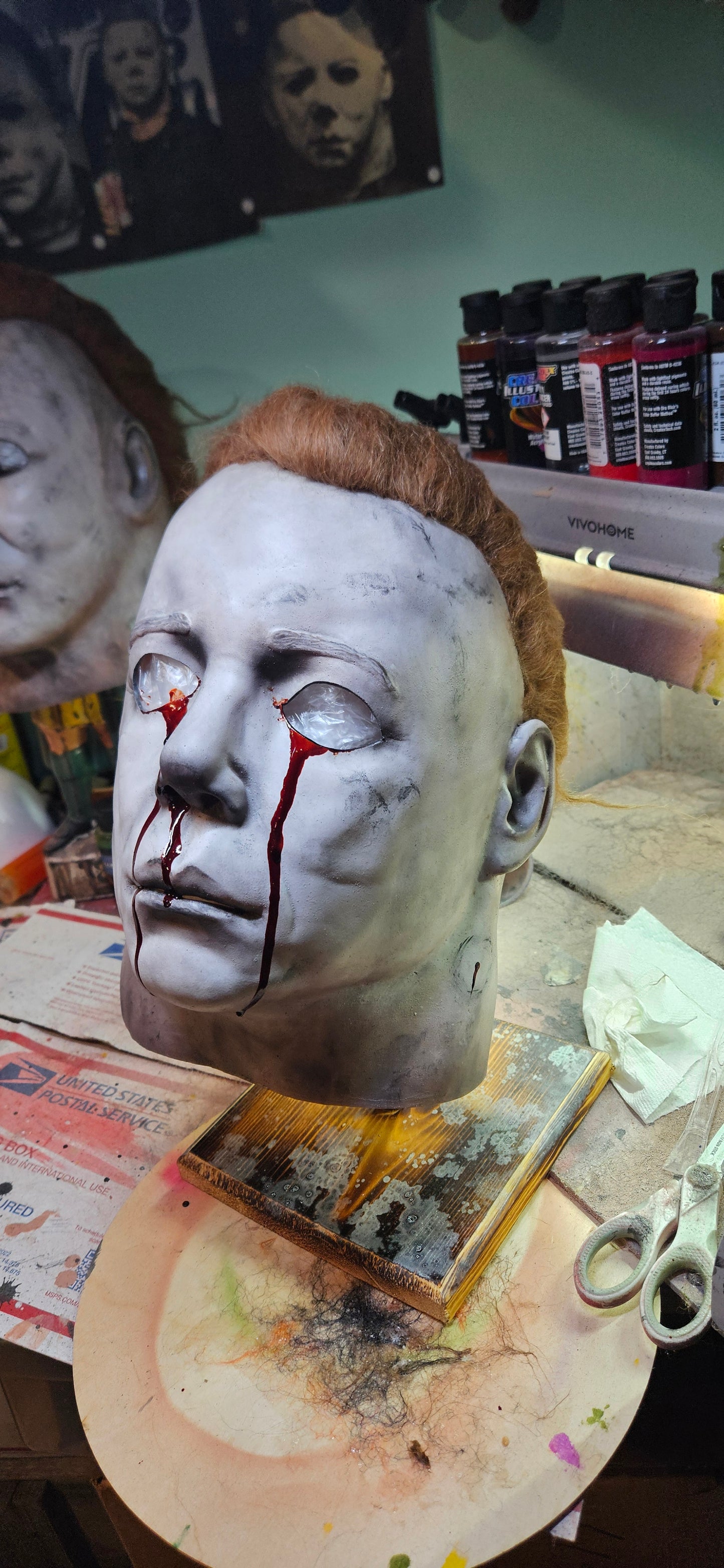Silent Mike Castle Stretch BloodTears Myers Mask