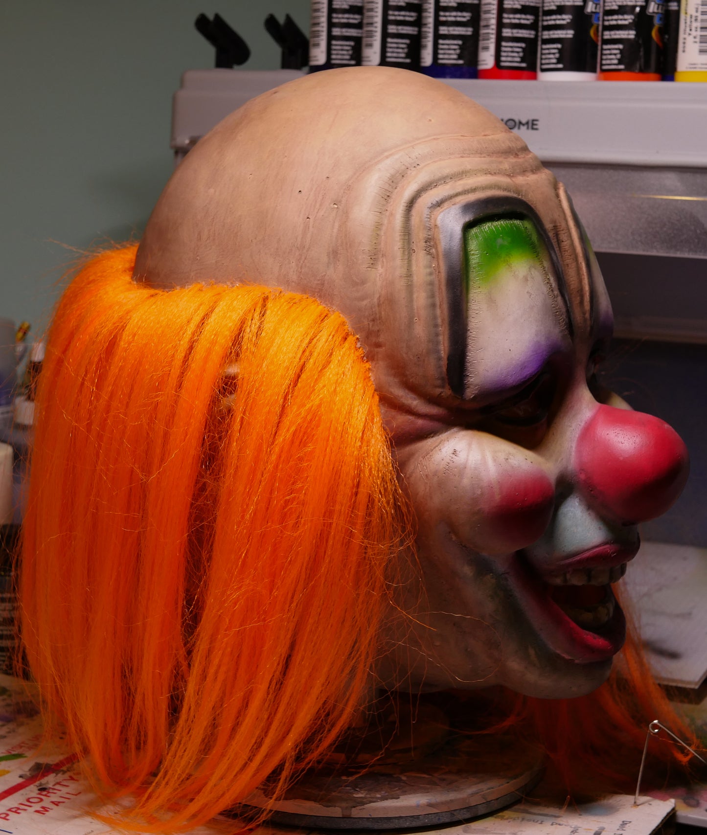West German Jester Clown Mask