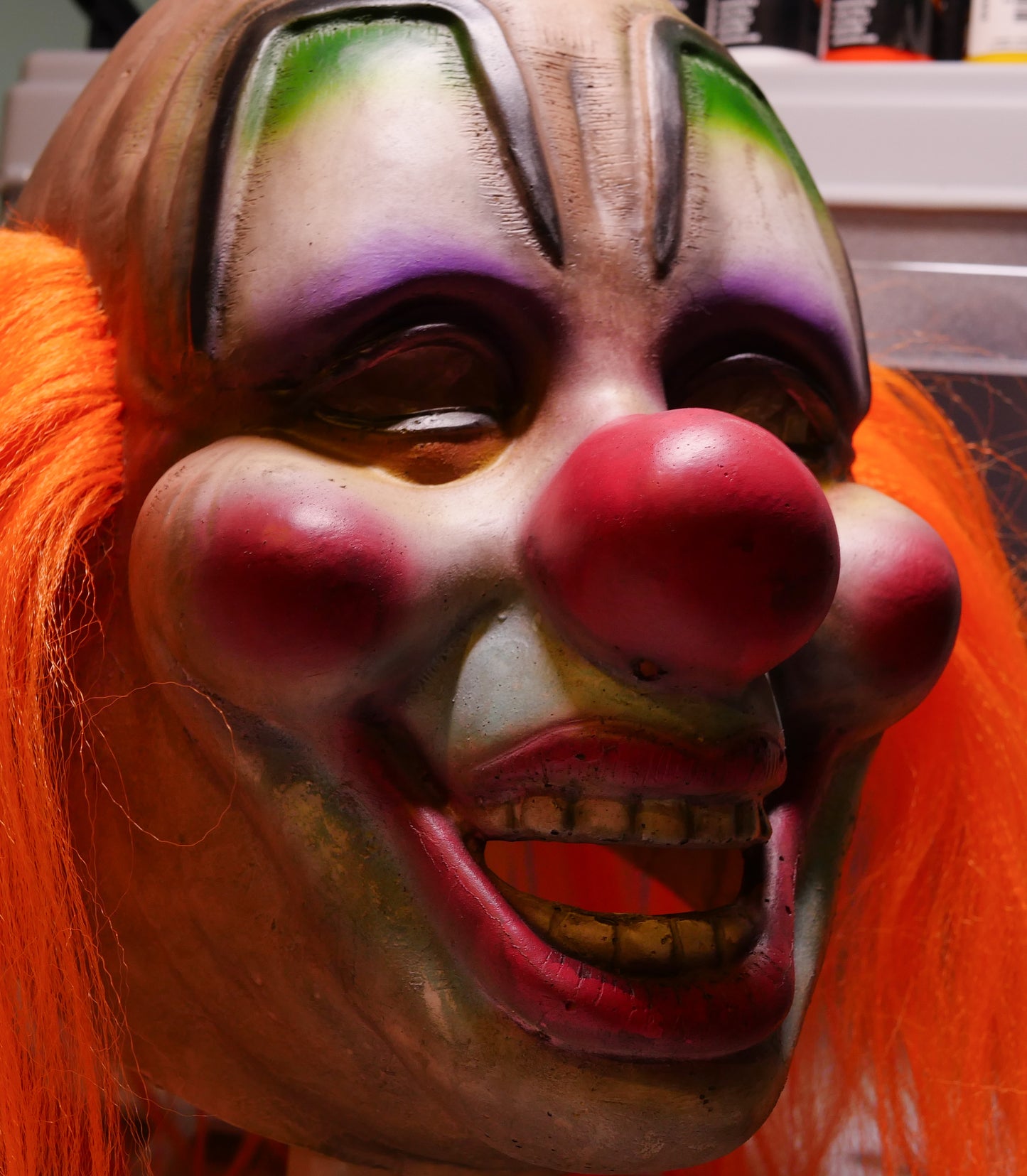 West German Jester Clown Mask