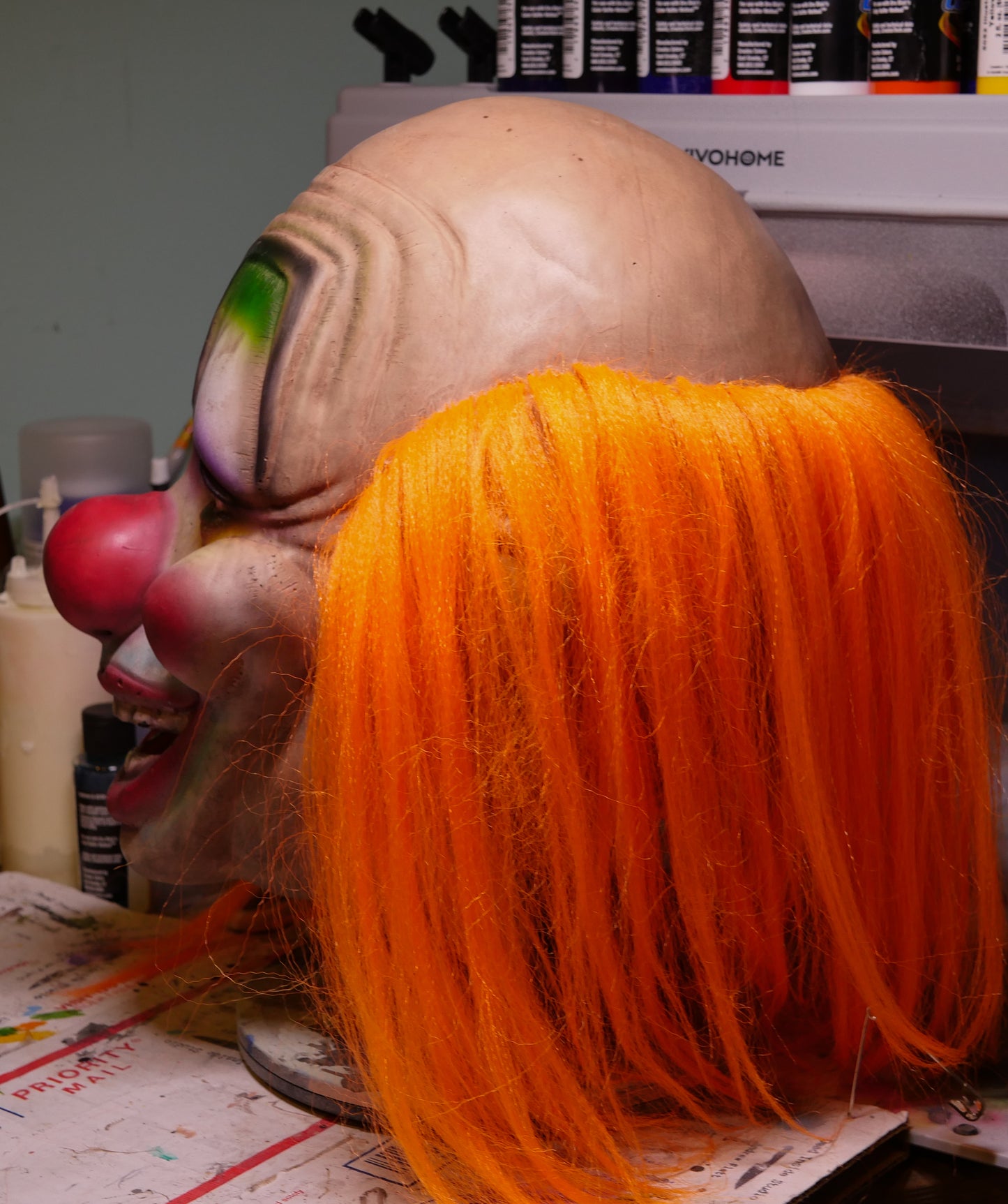 West German Jester Clown Mask