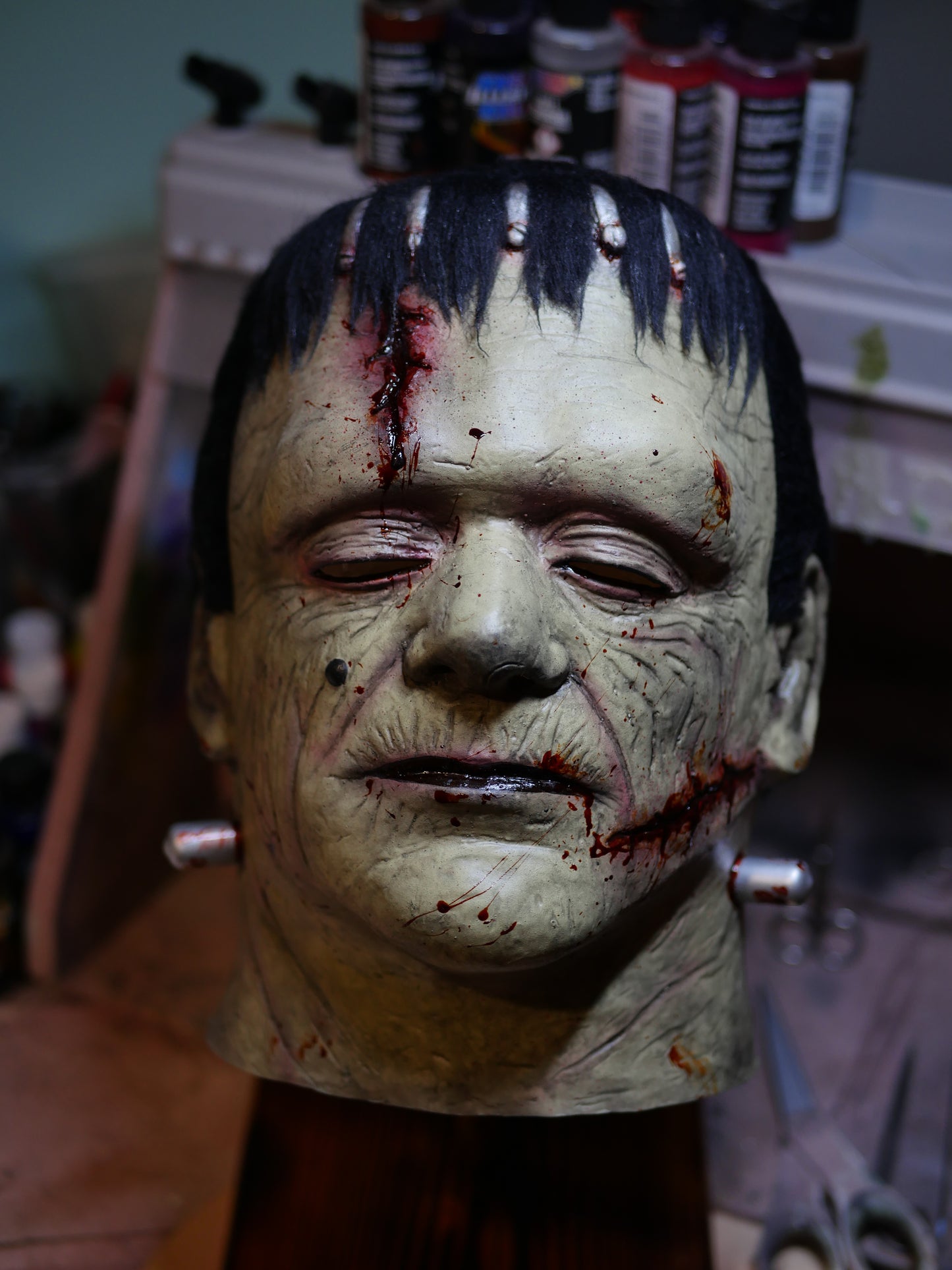 Frankensteins Strange Monster Latex Mask