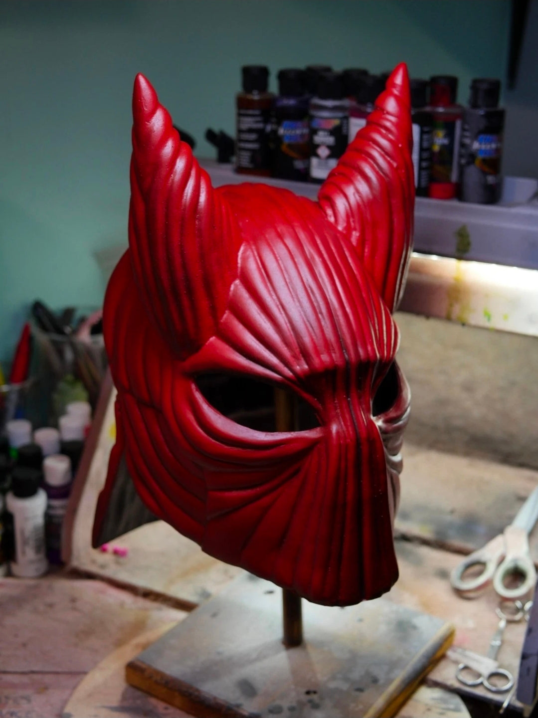 The Red Wolf Dracula Helm