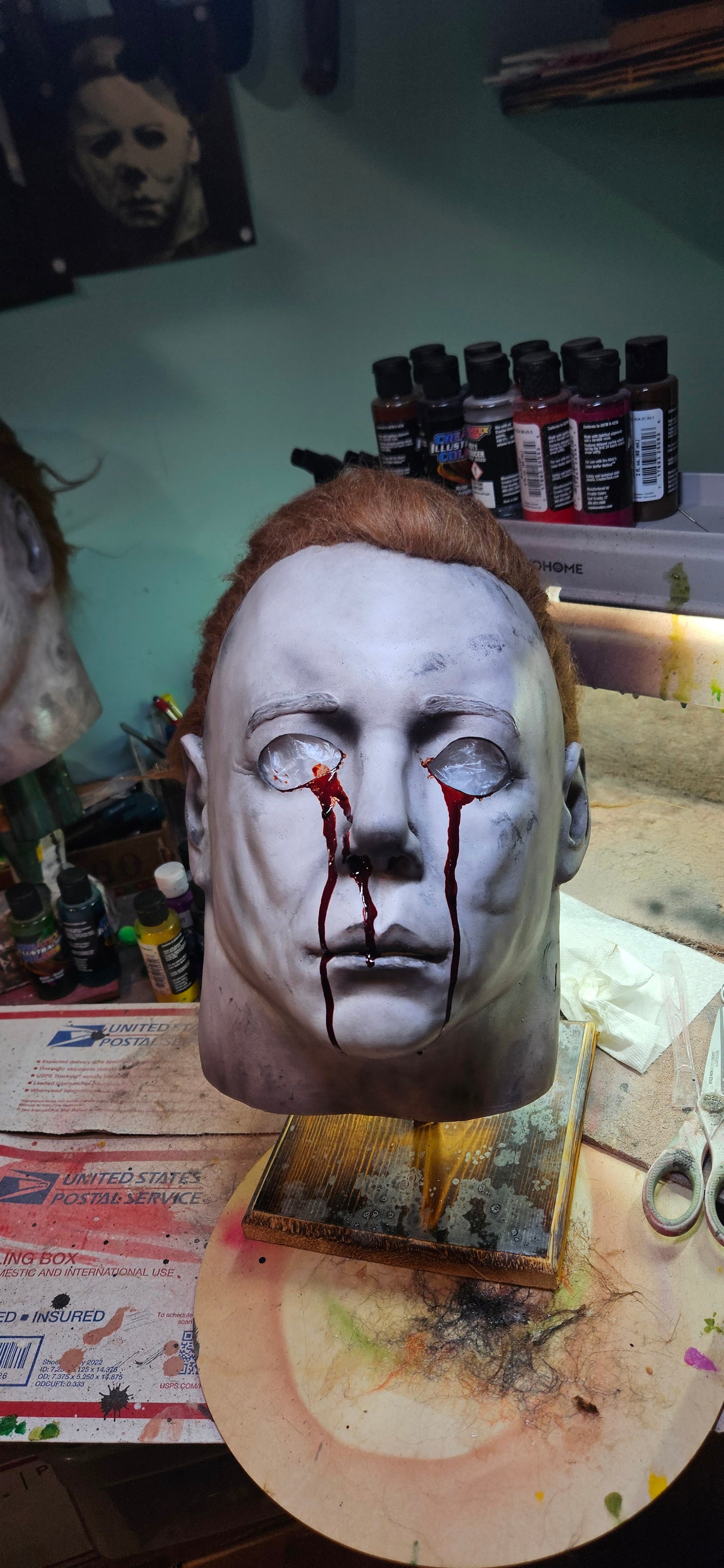 Silent Mike Castle Stretch BloodTears Myers Mask