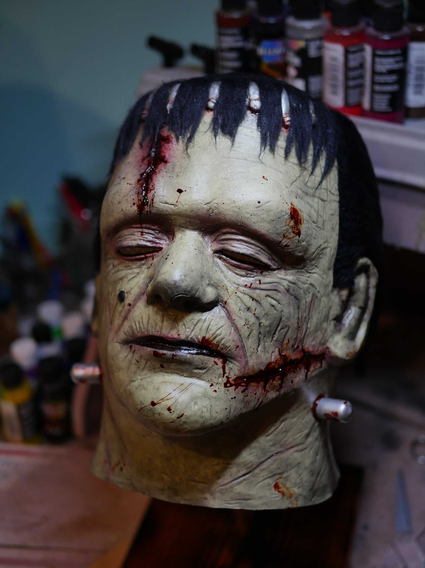 Frankensteins Strange Monster Latex Mask