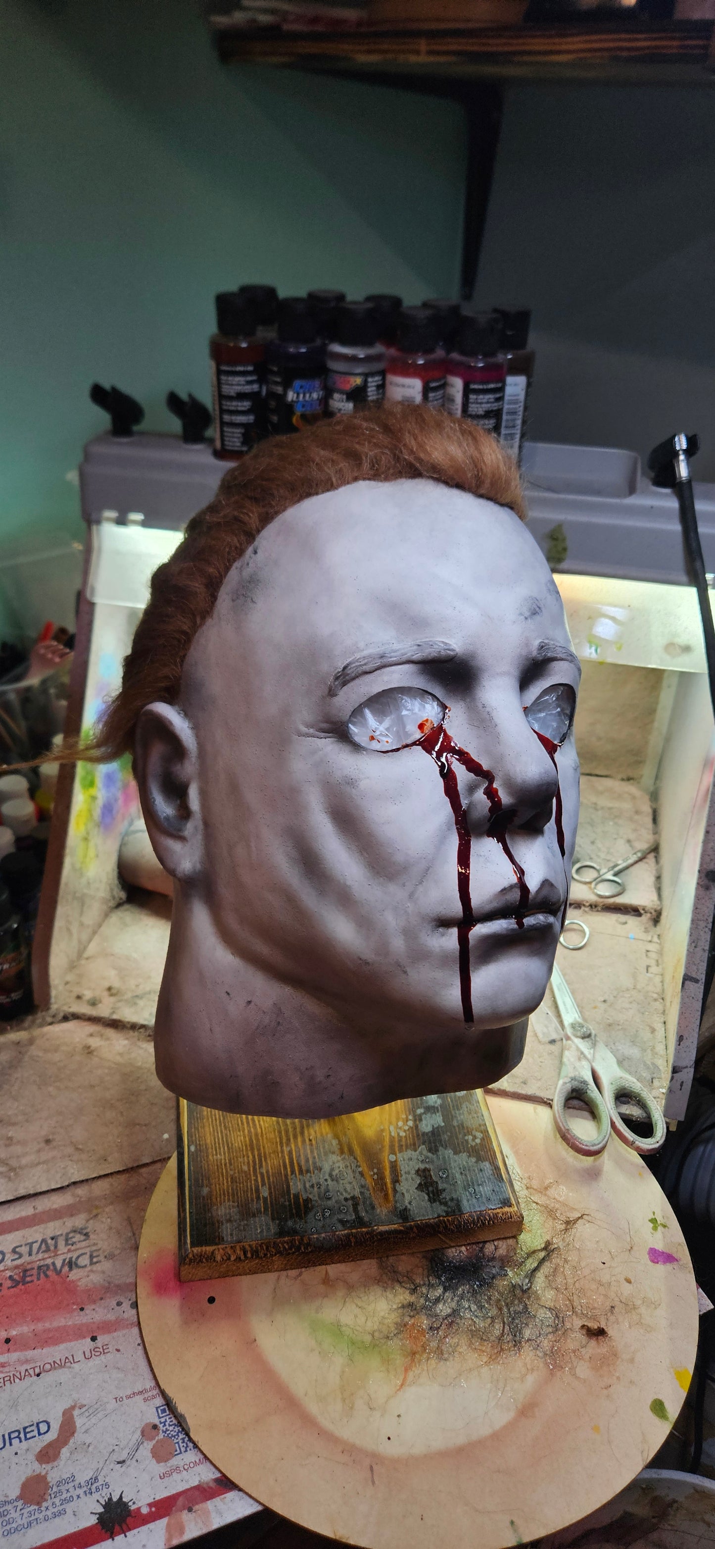 Silent Mike Castle Stretch BloodTears Myers Mask