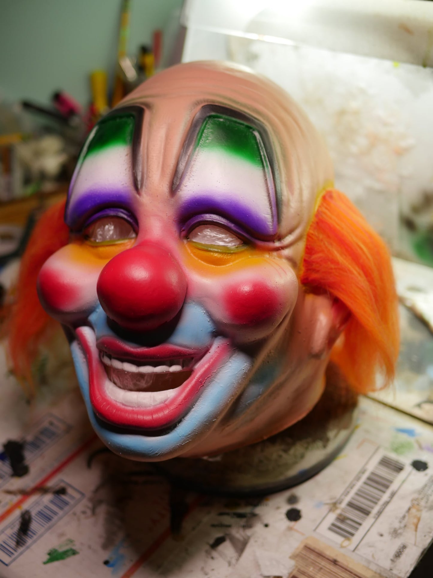 West German Jester Clown Mask
