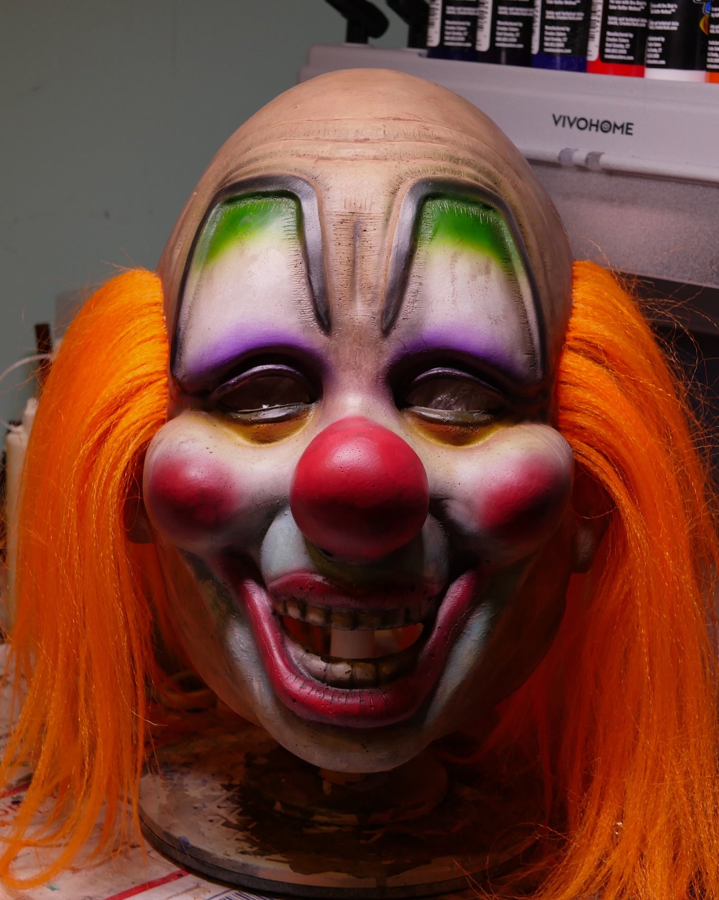 West German Jester Clown Mask