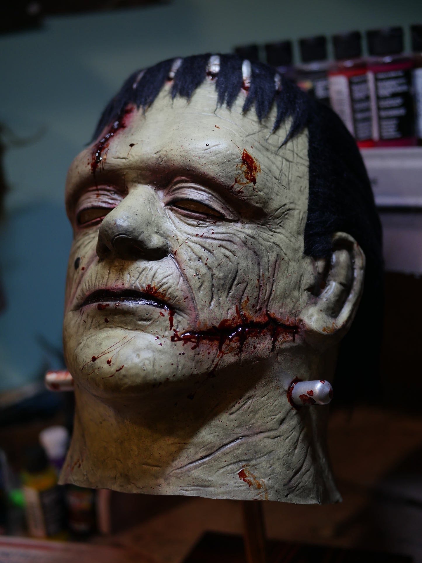 Frankensteins Strange Monster Latex Mask