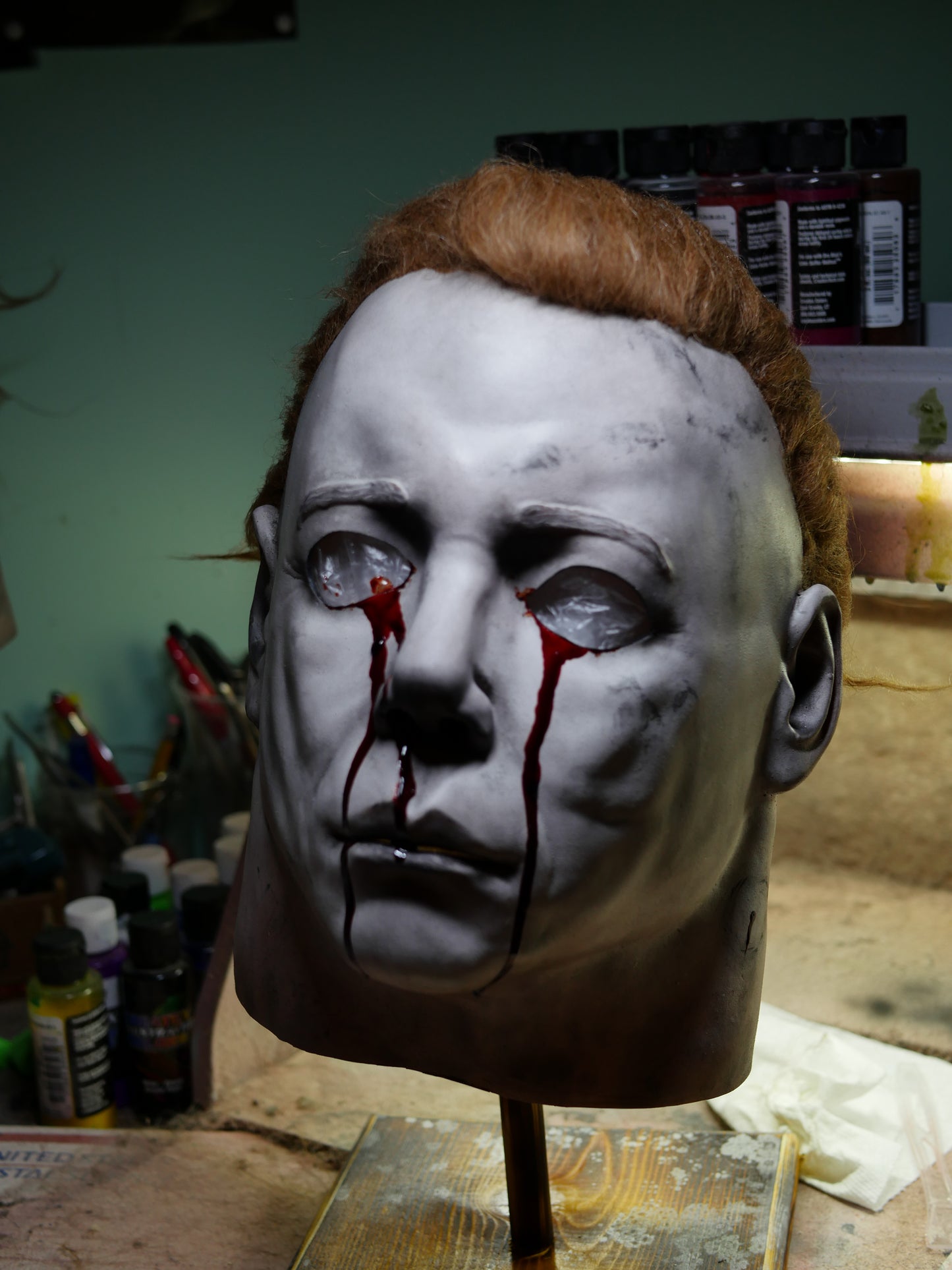 Silent Mike Castle Stretch BloodTears Myers Mask